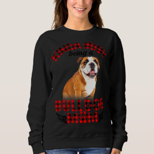 Women Kinda Busy som är bulldog Mamma Bulldog Pet T Shirt