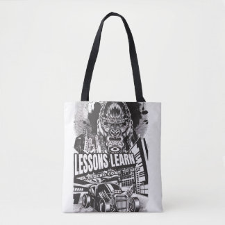 Women Legendary Gorilla Lessons Learn Tote Tygkasse