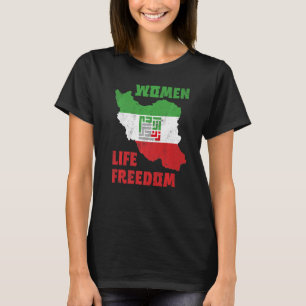 Women Life Freedom Iran Zan Zendegi Azadi Karta Fl T Shirt