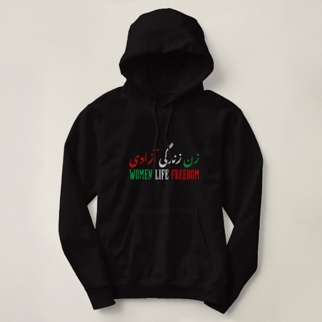 Women Life Freedom Shirt Free Iran Zan Zendegi Aza T Shirt (Design framsida)
