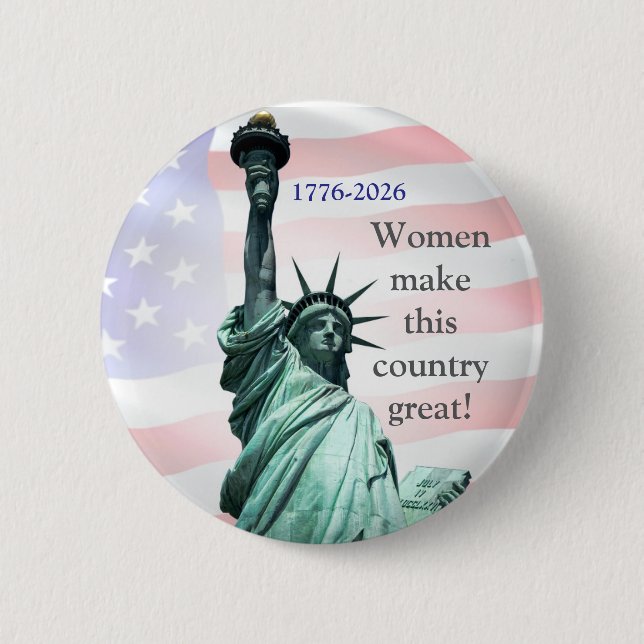 Women Make This Country Great! Button 1 Knapp (Framsida)