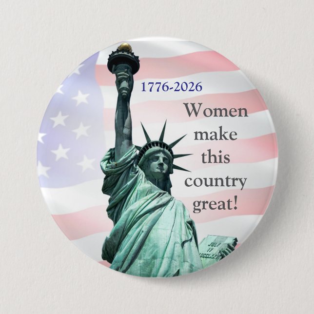 Women Make This Country Great! Button 2 Knapp (Framsida)