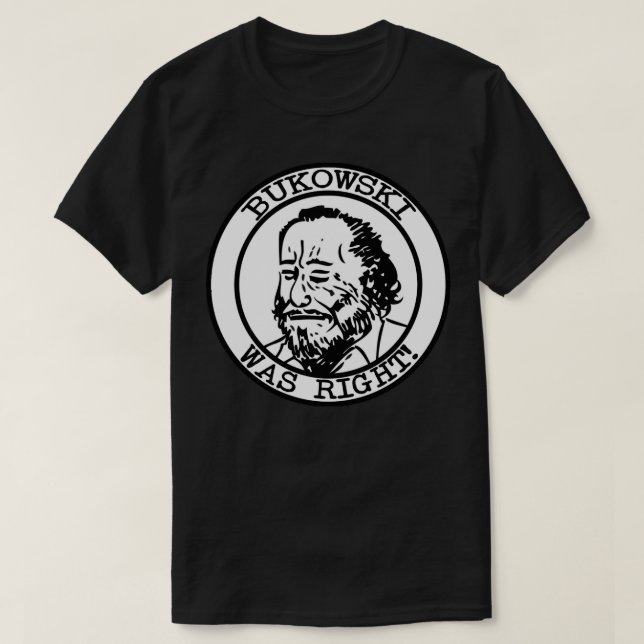 Women Manar Charles Bukowski Coola Graphic Gift T Shirt (Design framsida)