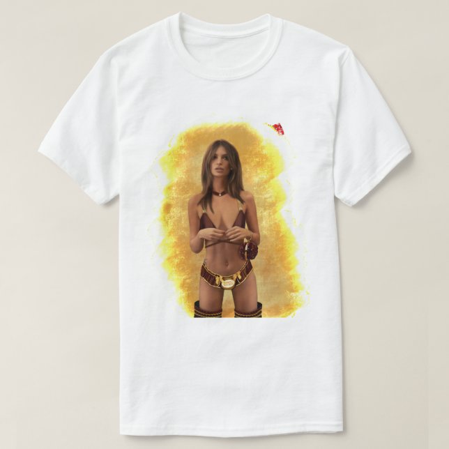Women Manar Emily Ratajkowski in Ferrero Rocher Un T Shirt (Design framsida)