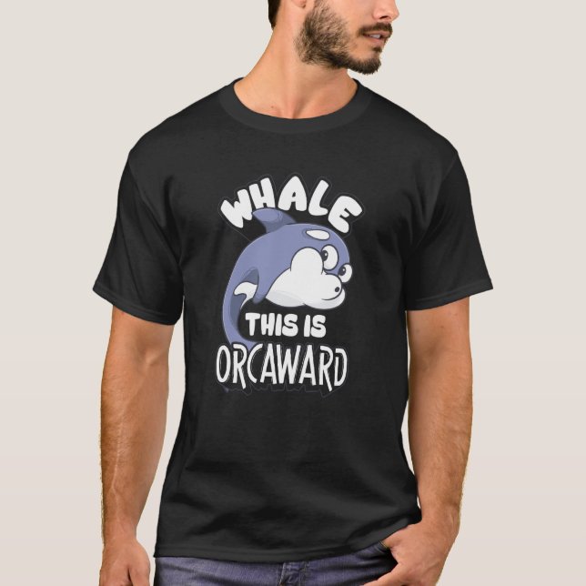 women men apparel animals whale orca t shirt (Framsida)