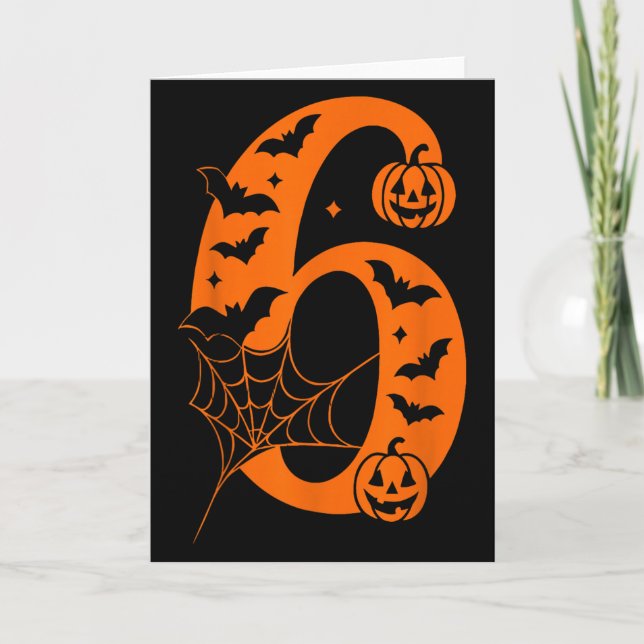 Women Men Couple Halloween Costume 6 7 Rizz Six Se Kort (Framsida)
