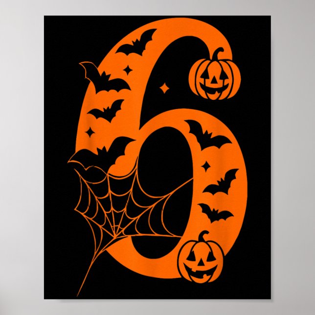 Women Men Couple Halloween Costume 6 7 Rizz Six Se Poster (Framsidan)