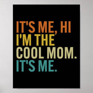 Women Mors dag Retro, jag är Coolan Mamma Poster