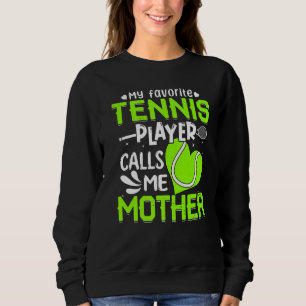 Women My Favorite Tennis Player ringer mig Mor T Shirt