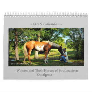 ~Women och deras hästar av sydöstliga Oklahoma~ Kalender