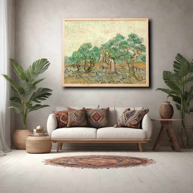 Women Picking Olife, Van Gogh Poster (Skapare uppladdad)