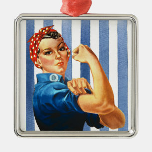 Women Power Metall Ornament