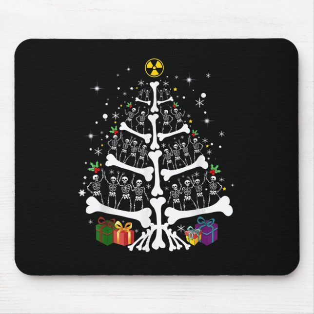 Women Radiology Skeleton Christmas Tree Xray Tech  Musmatta (Framsidan)