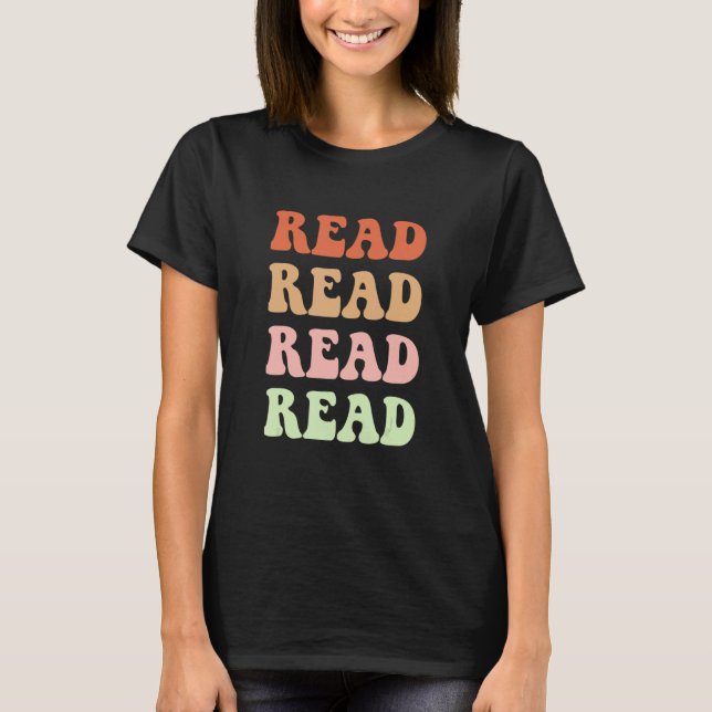 Women Read Books  Book Reader Bookworm Bookaholic  T Shirt (Framsida)