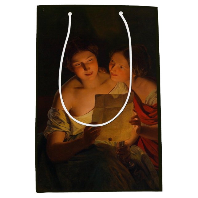 Women Reading a Kärlek Brev (av Waldmüller) (Framsidan)