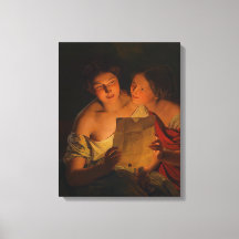 Women Reading a Kärlek Brev (av Waldmüller)