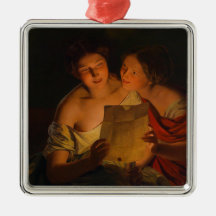 Women Reading a Kärlek Brev (av Waldmüller)