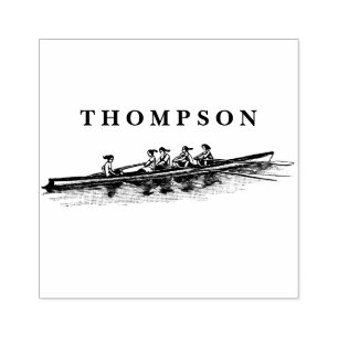 Women Roring Rowers Crew Team Vatten sport Stämpel