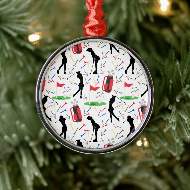 Women’s Golf Lover Christmas Ornament Keepsake (Träd)