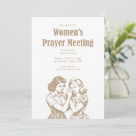 Women’s Prayer Meeting Church Event Invitation Inbjudningar