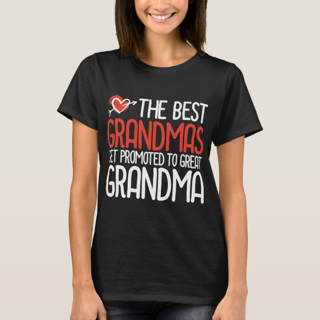 Women Shirts Best Grandmas Underbar Grandma Tees M T Shirt (Framsida)
