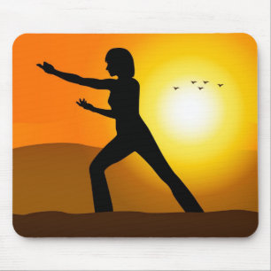 Women Silhouette Doing Tai Chi Musmatta