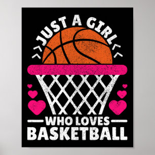 Women Sketll Player är bara en flicka som Kärlek S Poster