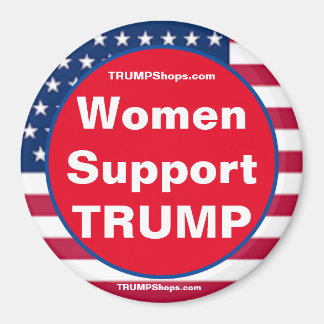 Women Support TRUMP Patriotic Magnet