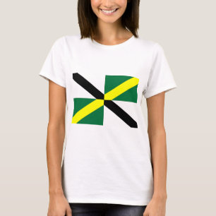 Women T Shirt med Flagga av Monterey, Kalifornien