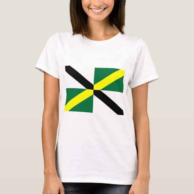 Women T Shirt med Flagga av Monterey, Kalifornien (Framsida)
