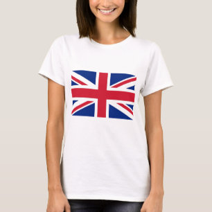 Women T Shirt med Flagga i Förenade kungariket