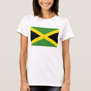Women T Shirt with Flagga of Jamaica