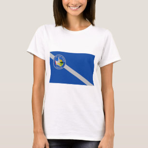 Women T Shirt with Flagga of Las vegas, USA