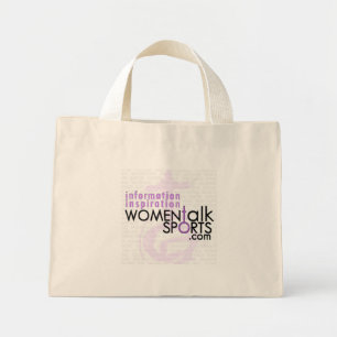 Women Talk Sports-väska Mini Tygkasse