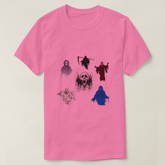 Women Tee Shirts, Manar Shirts, Mamma Ghost T-Shir (Design framsida)