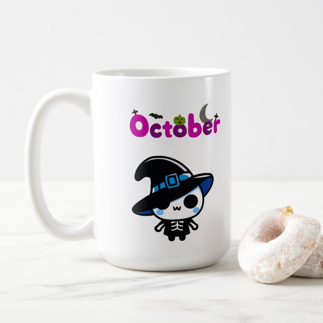 Women Tee Shirts, Manar Shirts, Mamma Ghost T-Shir Kaffemugg (Med munk)