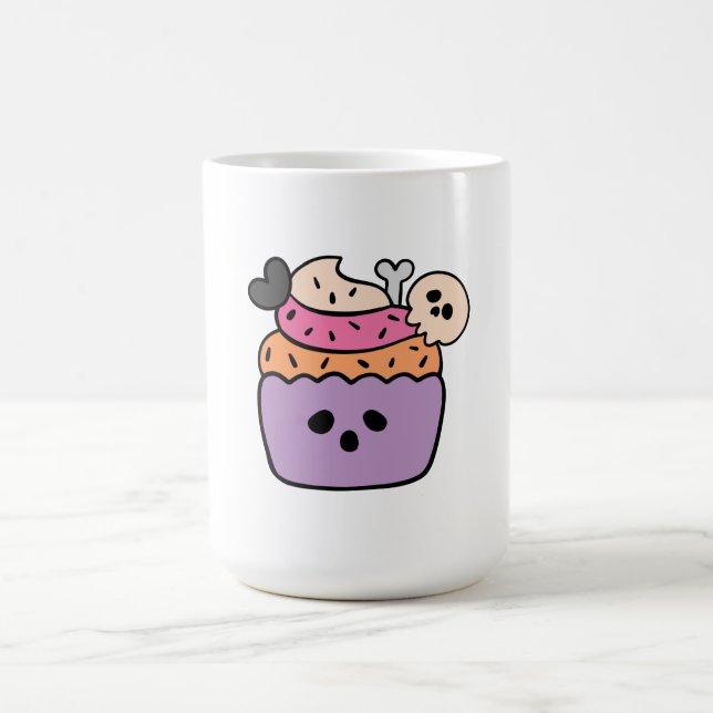 Women Tee Shirts, Manar Shirts, Mamma Ghost T-Shir Kaffemugg (Center)