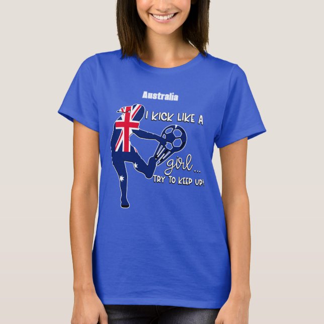 Women Vm 2023 Team Australien T Shirt (Framsida)