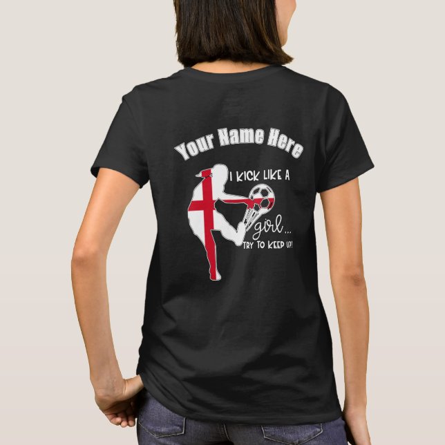 Women Vm 2023 Team England T Shirt (Baksida)