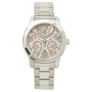 Women Watch, Classic Elegant, Ro Guld Mönster Armbandsur
