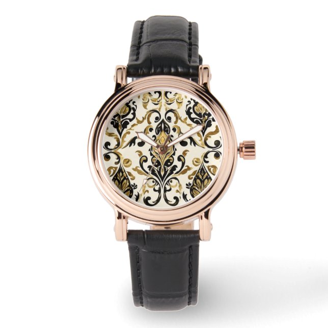 Women Watch , Golden Night Mosaic Armbandsur (Framsida)