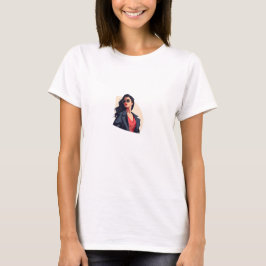 Women Wears Sunglass T Shirt