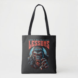 Women Wise Gorilla Lessons Learn Tote Bag Tygkasse
