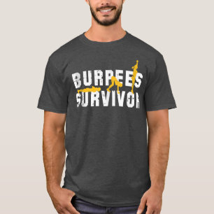 Women Workout Burpees Survivor Coola Fitness Älska T Shirt