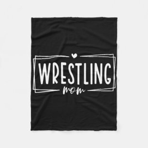 Women Wrestling Mamma Shirt Funny Wrestle Wrestler Fleecefilt