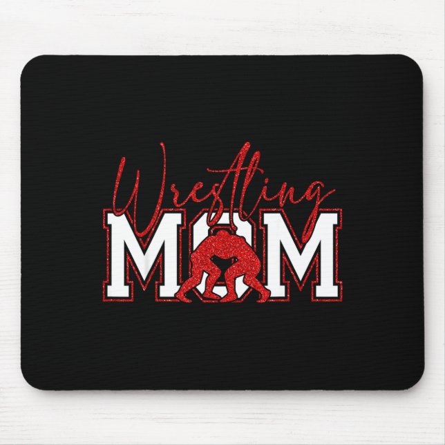 Women Wrestling Mom Funny Wrestle Wrestler Mothers Musmatta (Framsidan)