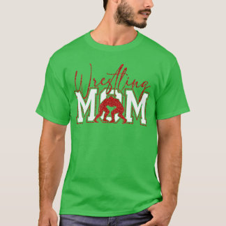 Women Wrestling Mom Funny Wrestle Wrestler Mothers T Shirt
