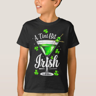 Women's a tiny bit irish lucky irish girls st t shirt