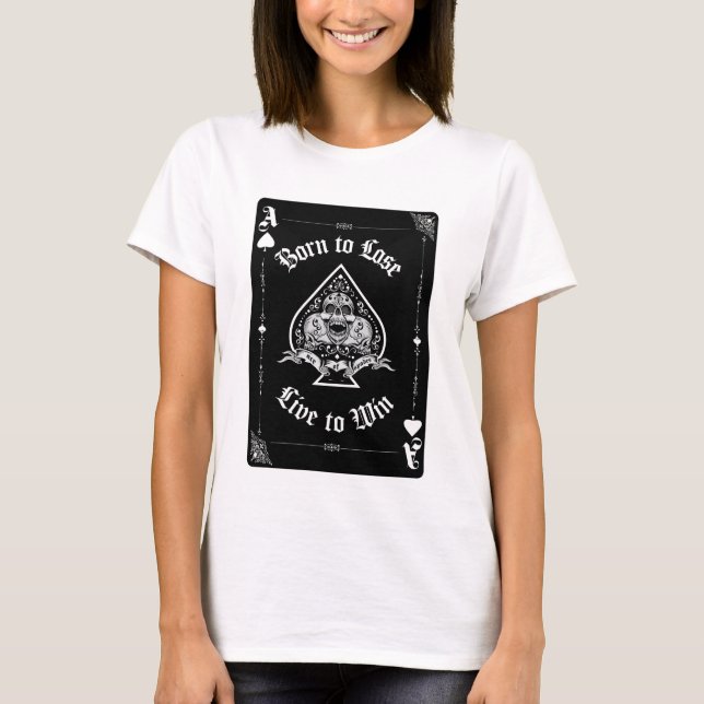 Women's Ace of Spaces shirt T (Framsida)