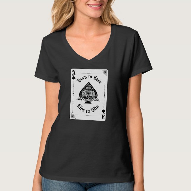 Women's Ace of Spades shirt T (Framsida)